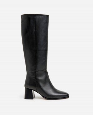 Botas Flattered Colette Cuero Zapatos Negras | DESKV75455