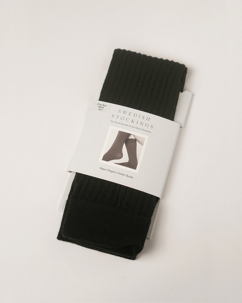 Accesorios Flattered Sock Algodon Accessories Negras | GESUC39513