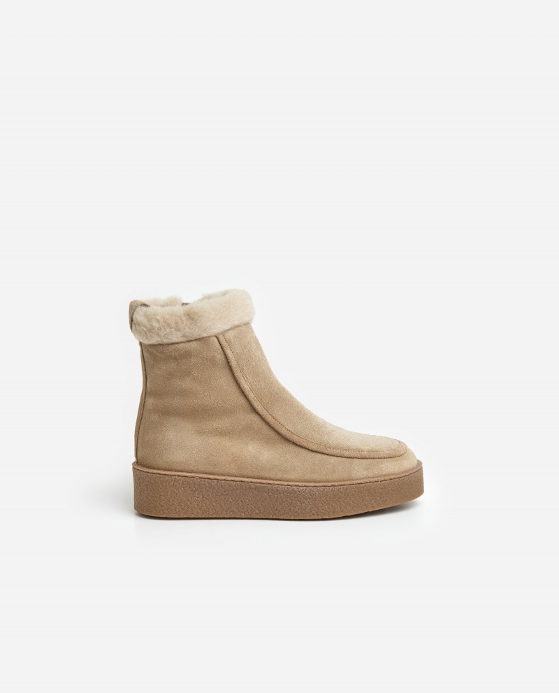 Botas Flattered Simone Gamuza Zapatos Marrones | ZESNQ95950